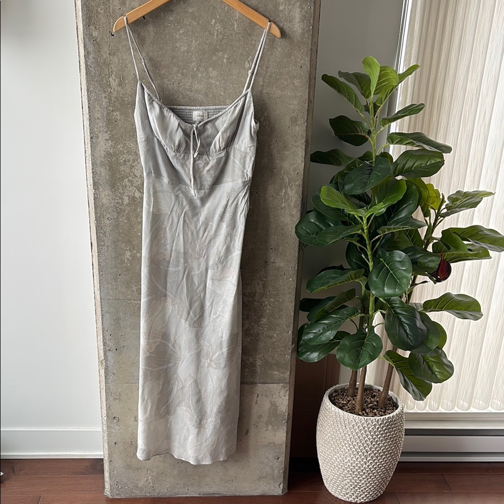 Wildfred Grey Slip Dress
